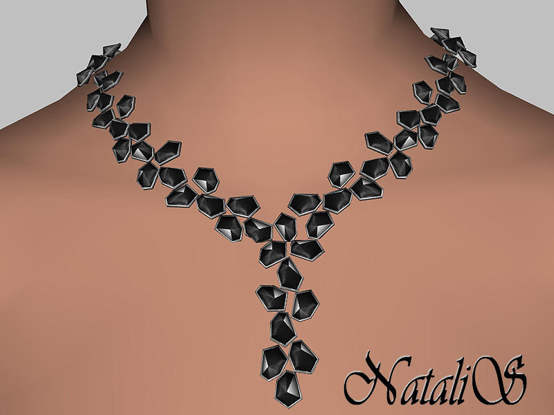 Natalis Cascade Crystal Necklace Fa Fe