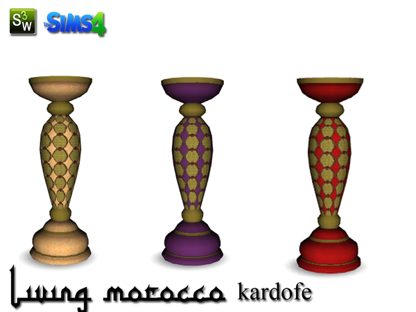 The Sims Resource Kardofe Living Morocco Candlestick