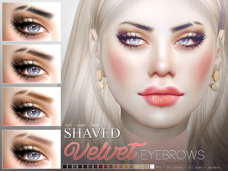 Velvet Eyebrows N92 Shaved
