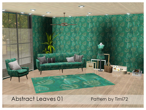 Timi72's Abstract Leaves Pattern Set 01