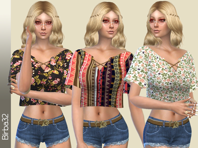 одежда -  The Sims 4: Женская повседневная одежда  - Страница 13 W-800h-600-2734158