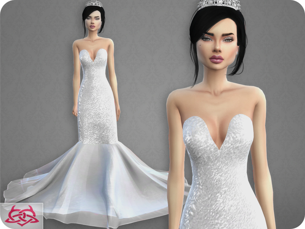 The Sims Resource Wedding Dress 8 RECOLOR 1 Needs Mesh