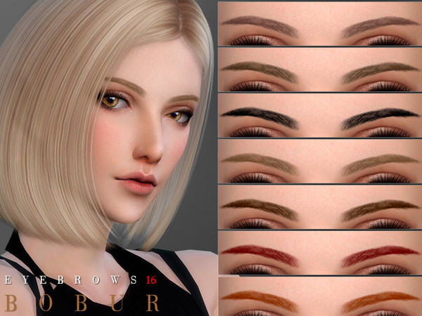 The Sims Resource Bobur Eyebrows