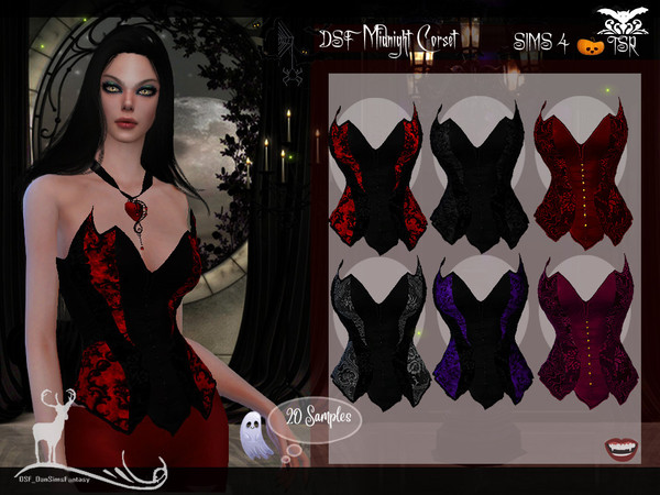 The Sims Resource Dsf Midnight Corset