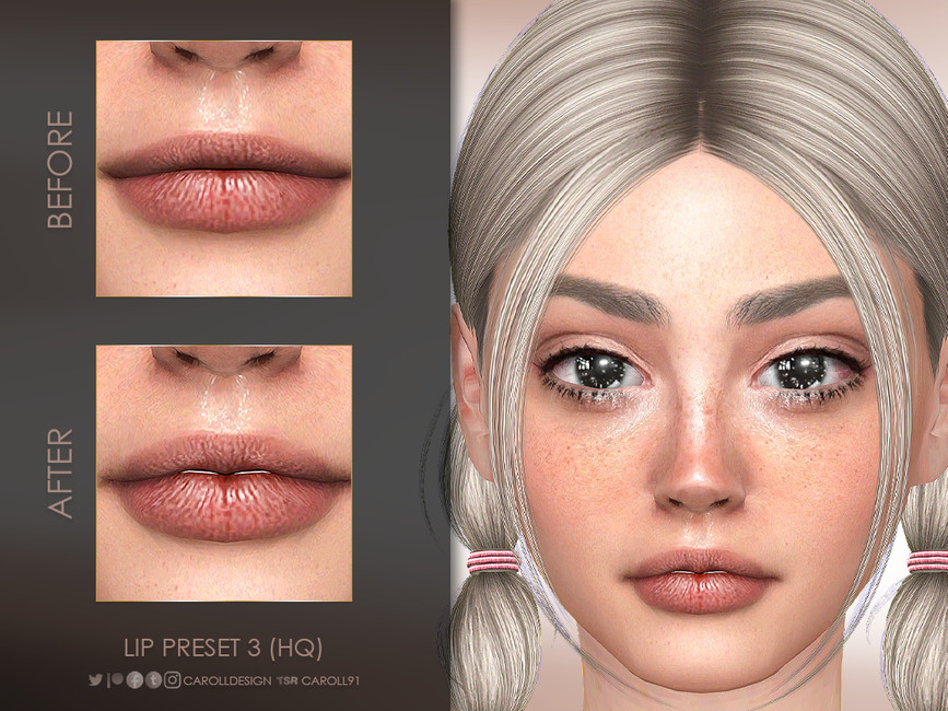 The Sims Resource Lip Preset 3 HQ