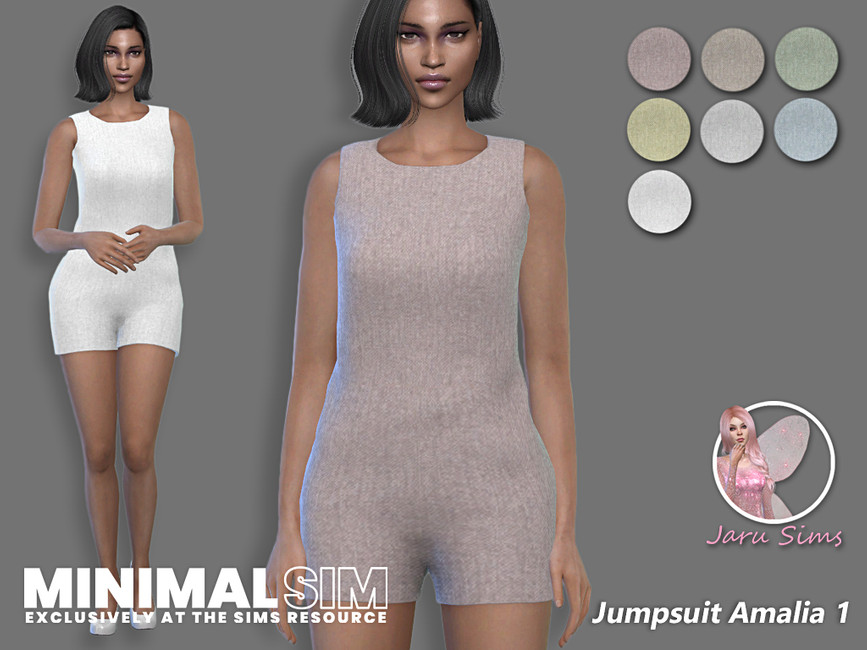 The Sims Resource Minimal Sim Jumpsuit Amalia