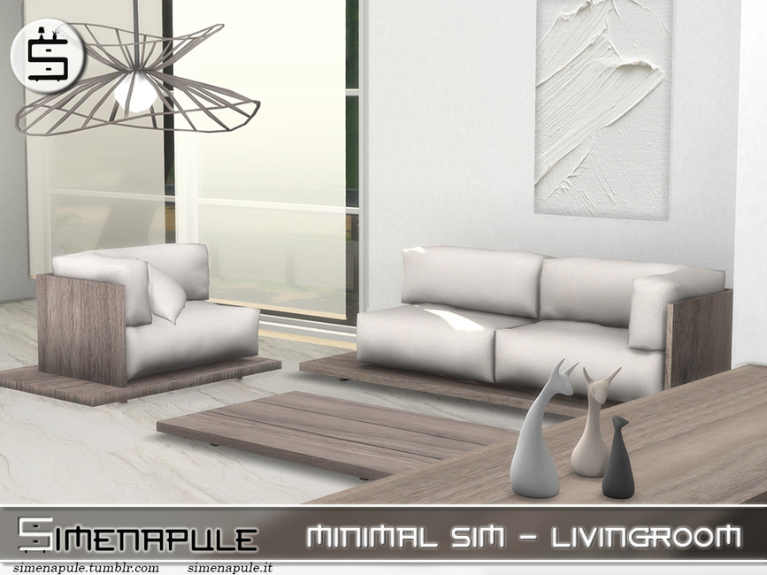 The Sims Resource Livingroom Minimal Sim