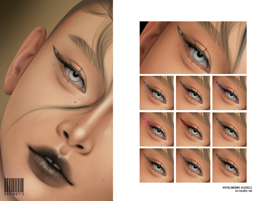 The Sims Resource MM Gothic Eyeliner N5 Level 1