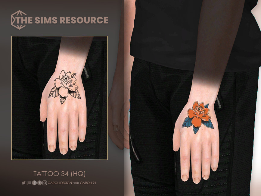 The Sims Resource Tattoo Hq