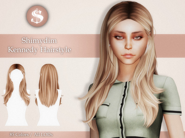 The Sims Resource Patreon Kennedy Hairstyle