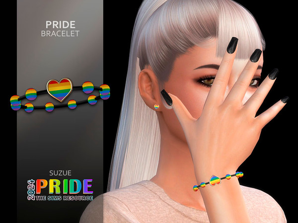 The Sims Resource Pride Heart Bracelet