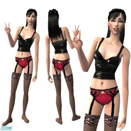 The Sims Resource Laced Lingerie