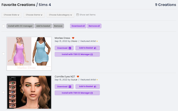 The Sims Resource - Clothing sets