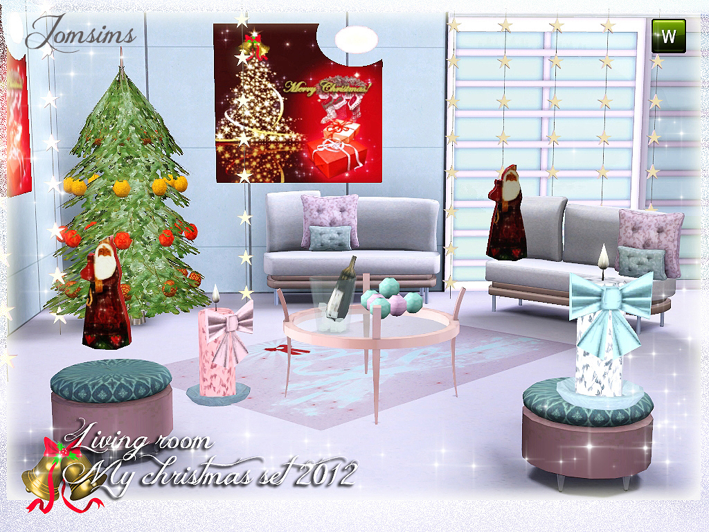 my * FREE* christmas livingroom 2012