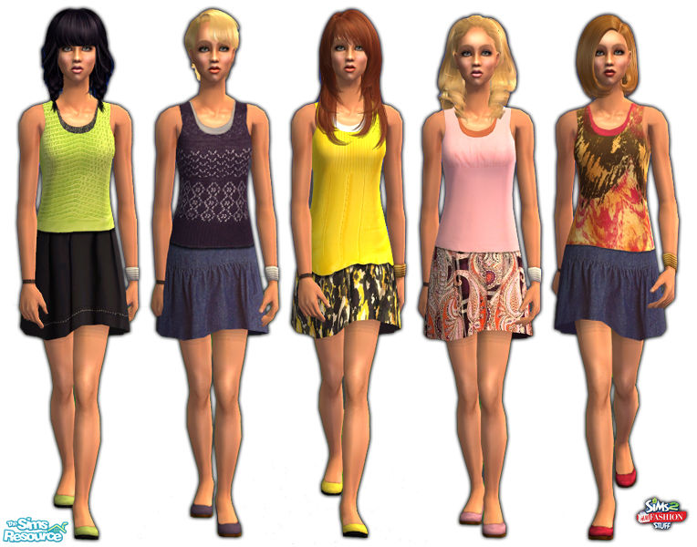 The Sims Resource - H&M Fashion Set