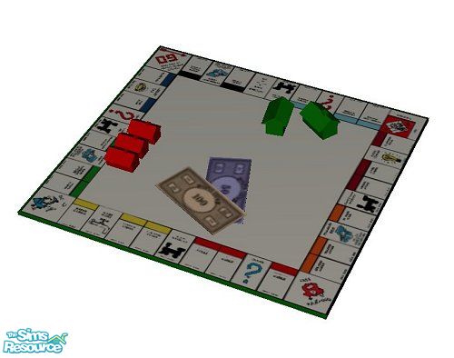 The Sims Resource - Childrensroom - Deco - Monopoly