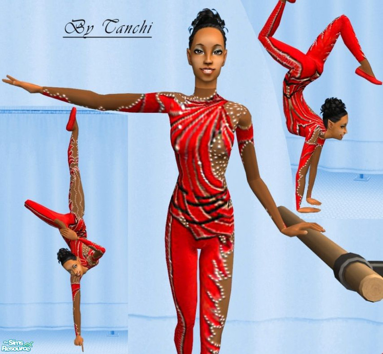 The Sims Resource - Rhythmic Gymnastics Clothes