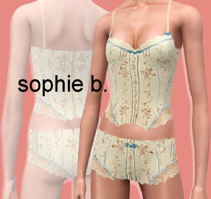 The Sims Resource - Sophie B 'In love again' lingerie set