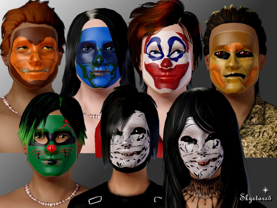 The Sims Resource - Halloween Masks