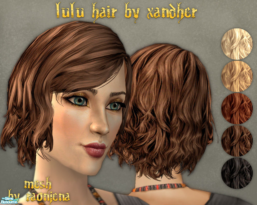 The Sims Resource - Lulu Hair