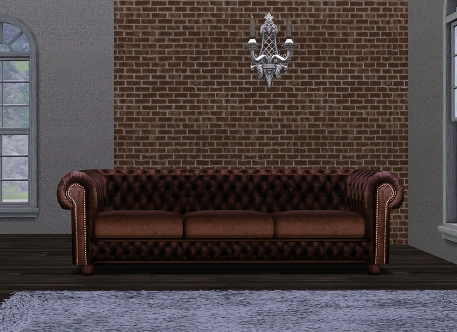 The Sims Resource - Chesterfield 3-Seater Sofa