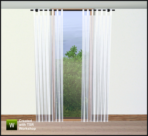 The Sims Resource - Orinoko Curtains 2x1