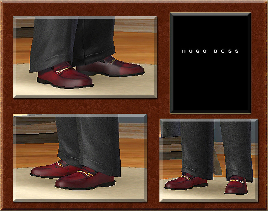 The Sims Resource - Hugo Boss Crest Loafers