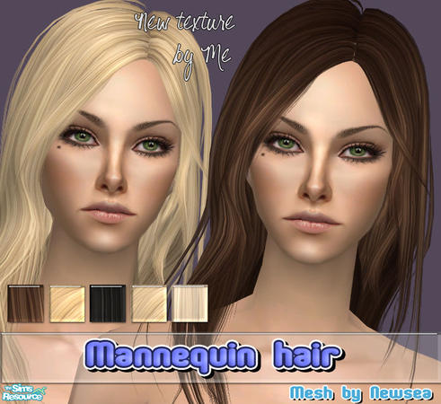 The Sims Resource - Mannequin hair set