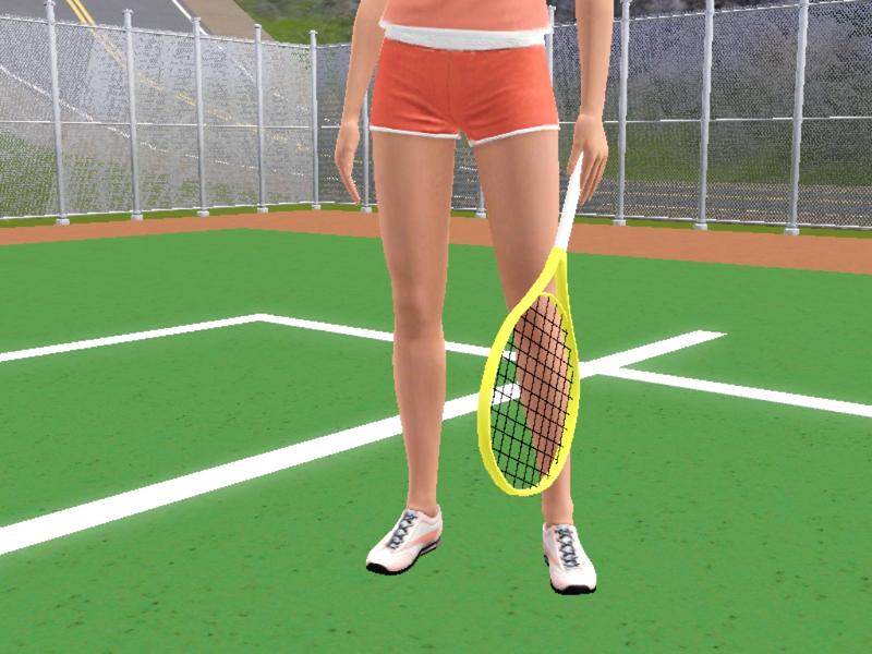 The Sims Resource - Tennis Racket for Women