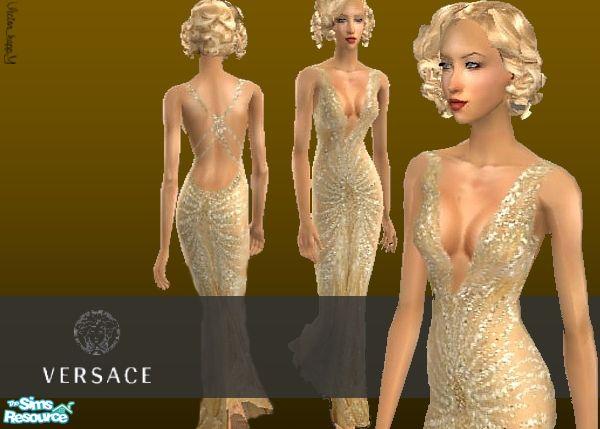 The Sims Resource - Christina's Aguilera Versace Dress [VMA]
