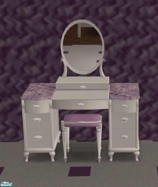 elainearora's Purple room -Dressing Table