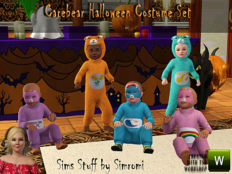 The Sims Resource - Care Bear Halloween Costume Set for Toddlers