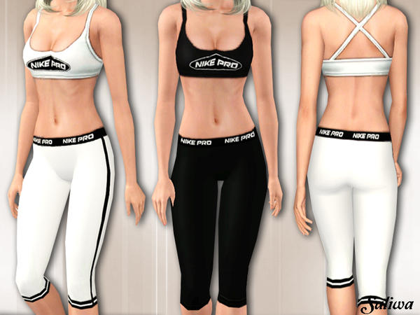The Sims Resource - Nike Pro Athletic Set03