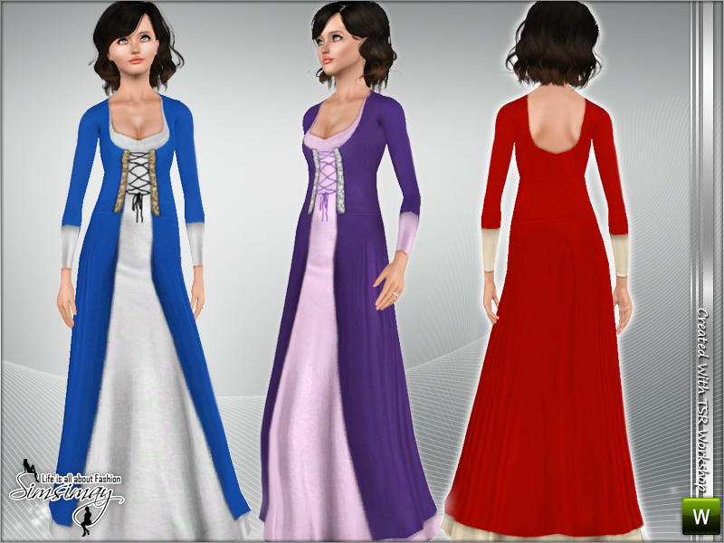 Simsimay's Medieval Woman Dress