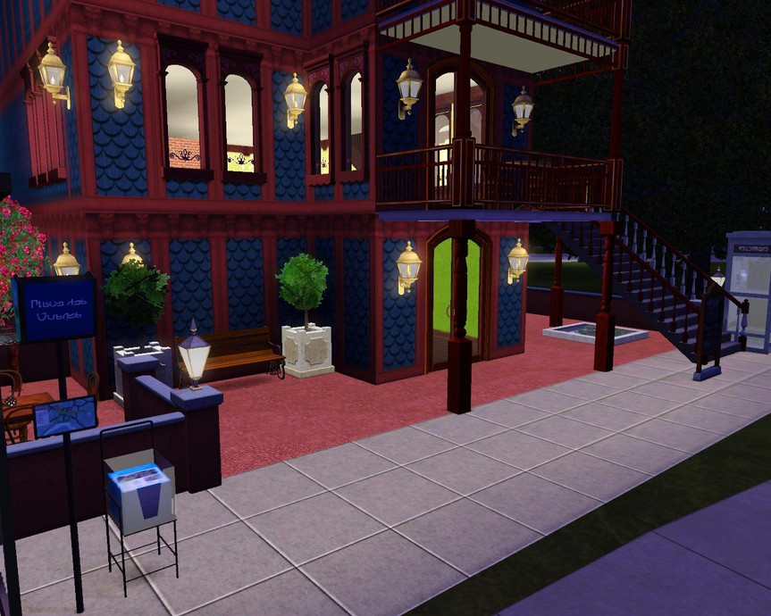 The Sims Resource - Lakefront Pub and Bistro (Sports Bar)