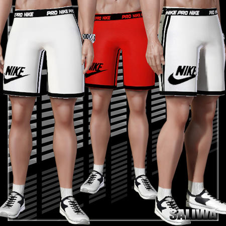 The Sims Resource - Nike Pro Male Shorts