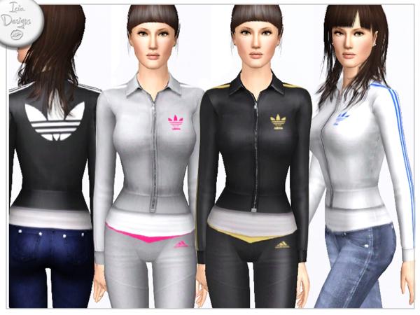 The Sims Resource - ~Adidas track jacket~