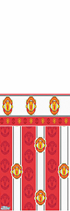 The Sims Resource - Manchester United Wallpaper & Border