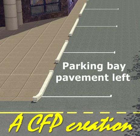 The Sims Resource Parking Space Pavement Left