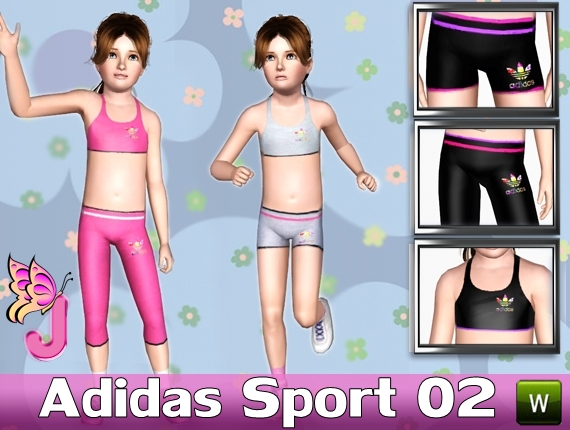The Sims Resource - *Child* Adidas Sport Set