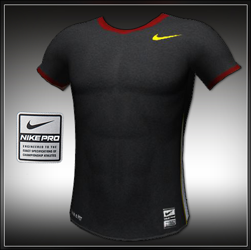 The Sims Resource - Nike Pro Combat Comp SS Crew & Some