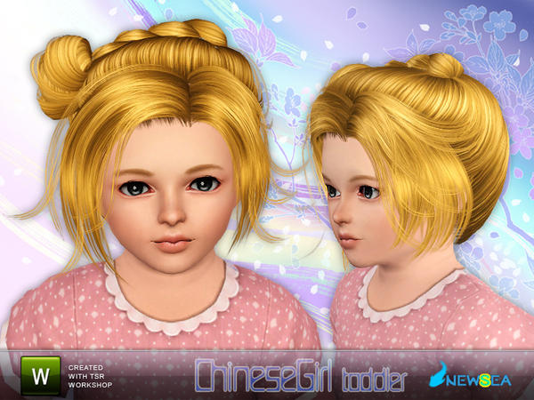 The Sims Resource - Newsea ChineseGirl Toddler Hairstyle