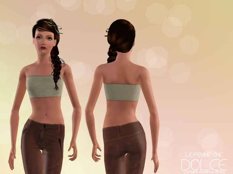 The Sims Resource - Le Femme Chic - Dolce Bandeau