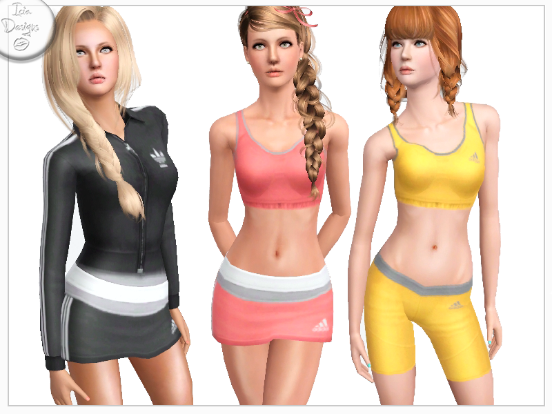 The Sims Resource - ~*TEEN* Adidas sport set~