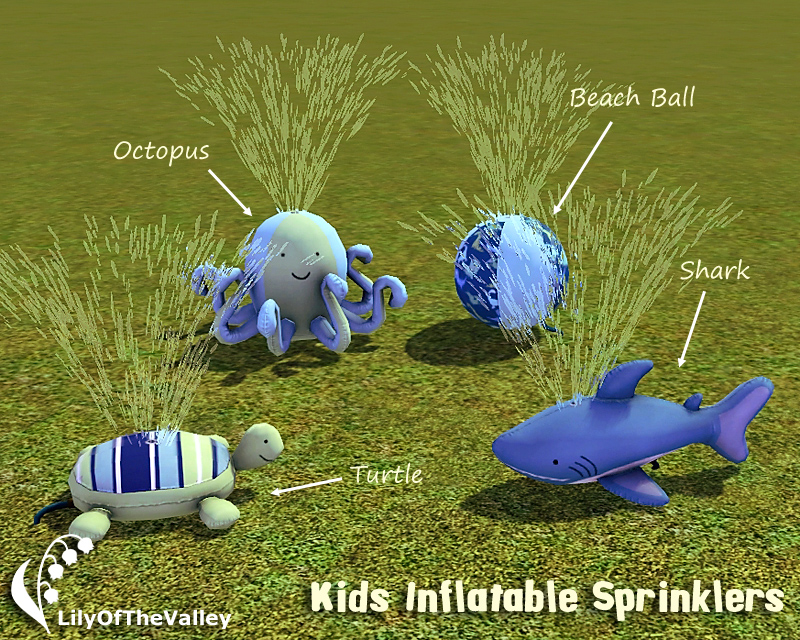 The Sims Resource - Kids Inflatable Sprinklers