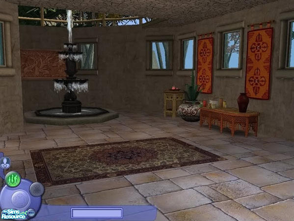 The Sims Resource - Ancient Hebrew CAS Screen with animated fountain