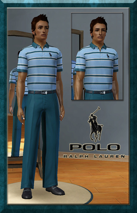 The Sims Resource - Ralph Lauren Polo Shirt