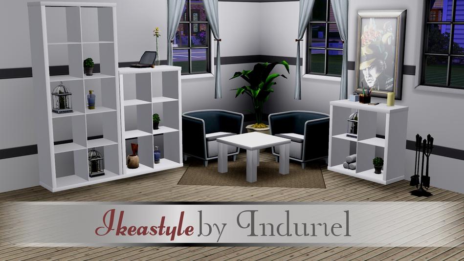 The Sims Resource - Ikea Shelf Expedit