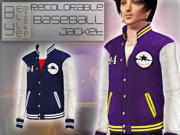 The Sims Resource - All American Baseball Jacket