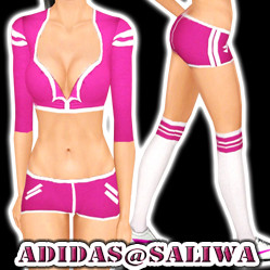 The Sims Resource - Adidas-Cheer Sport Outfit